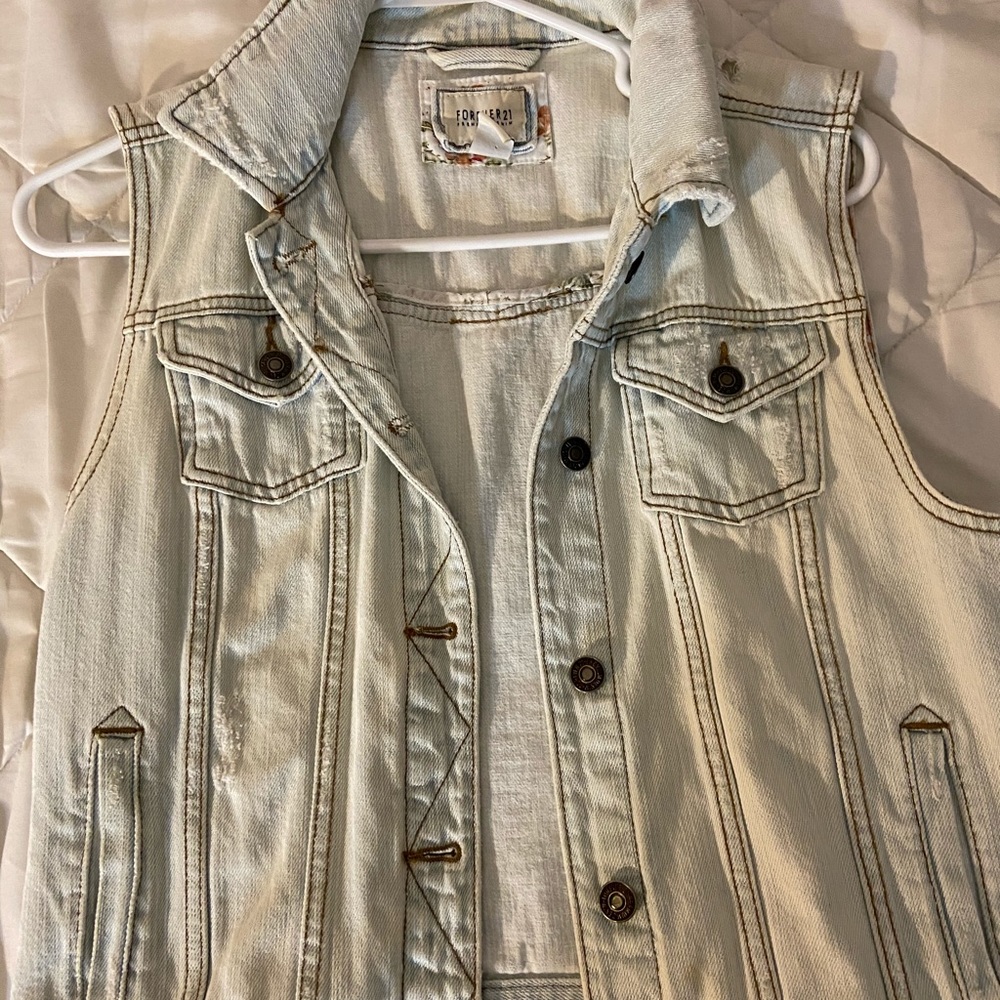 Forever 21 Denim Vest